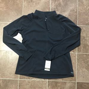 Med Couture Raglan Zip-up Scrub Jacket